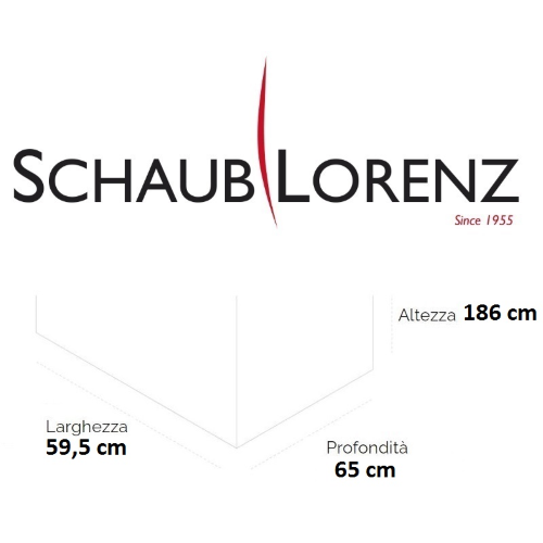 COMBINATO 331 LT INOXLOOK NOFROST E 186X59,5 SLORENZ
