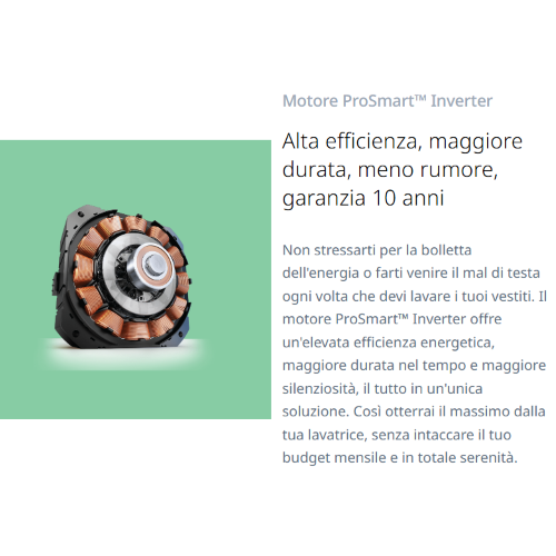 LAVATRICE 9 KG 1400 GR CL.A INVERTER VAPORE BEKO