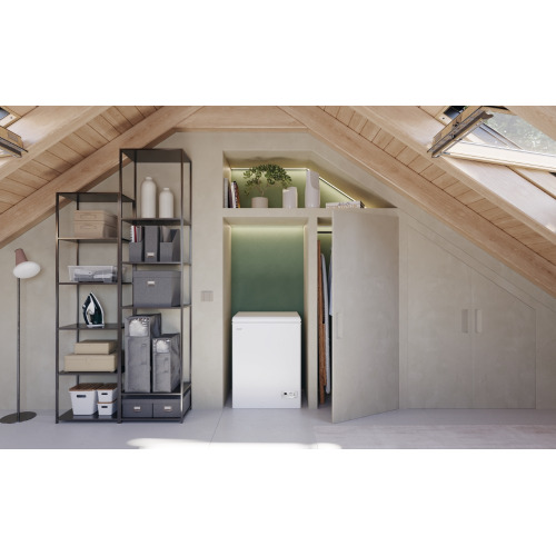 CONGELATORE ORIZZONTALE BIANCO 137 LT CL.E CANDY