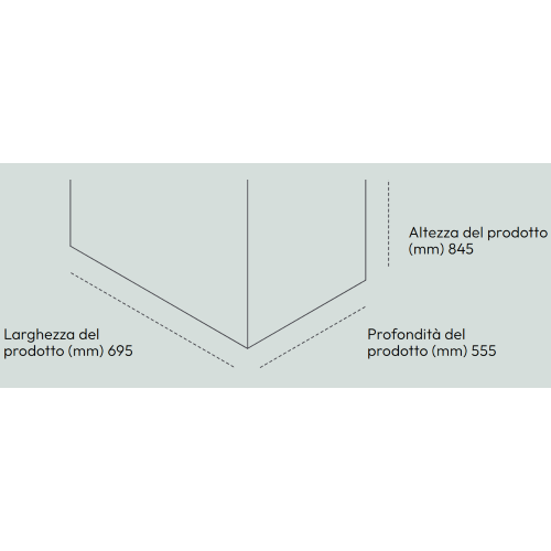 CONGELATORE ORIZZONTALE BIANCO 137 LT CL.E CANDY