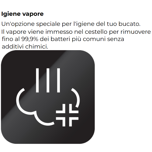 LAVATRICE 9 KG 1400 GR A-10% INVERTER VAPORE HOTPOINT