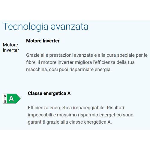 LAVATRICE 7 KG 1200 GR A INVERTER INDESIT