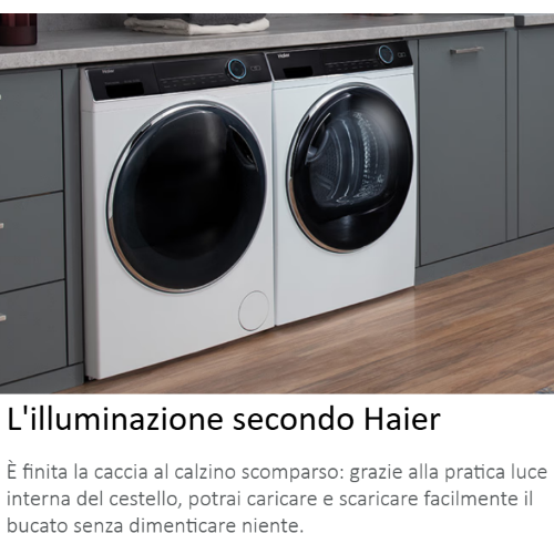 LAVATRICE 15 KG 1400 GR A INVERTER VAPORE SUPER DRUM SERIE 7 HAIER