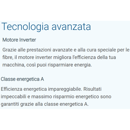 LAVATRICE 7 KG 1200 GR A INVERTER VAPORE INDESIT