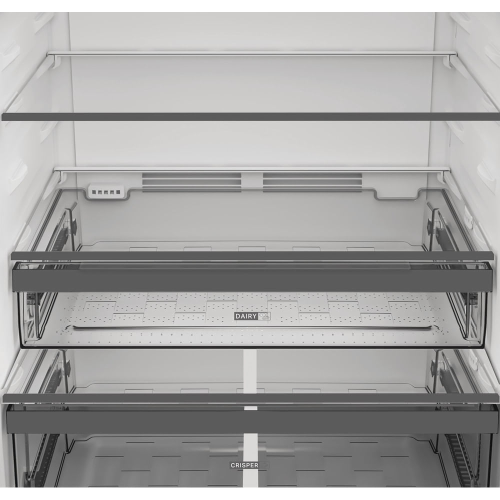 FRIGORIFERO DOPPIA PORTA 477 LT DARK GREY DUAL NOFROST INVERTER E 187X70 WHIRLPOOL