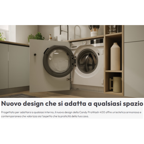 LAVATRICE INCASSO 9 KG 1600 GR INVERTER A-20% CANDY