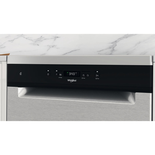 LAVASTOVIGLIE 14 COP. INOX C 8 PRG. INOX 3°CESTO TOP RIMUOV. WHIRLPOOL