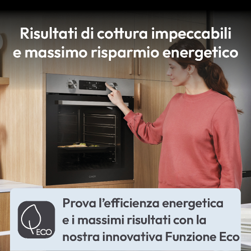 FORNO INCASSO ELETTRICO MULTIF.12 INOX 78 LT A++ DISPLAY IDROLITICO Wi-Fi+BT CANDY  