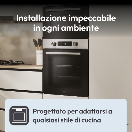 FORNO INCASSO ELETTRICO MULTIF.12 INOX 78 LT A++ DISPLAY IDROLITICO Wi-Fi+BT CANDY  