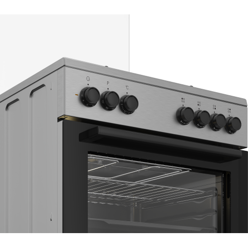 CUCINA 60x60 INOX ELETTR.MULTIF.+GRILL A BEKO FBE62120XD