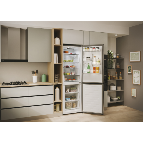 COMBINATO 355 LT INOX NOFROST E 185X59,5 CANDY