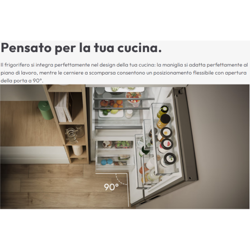 COMBINATO 355 LT INOX NOFROST E 185X59,5 CANDY