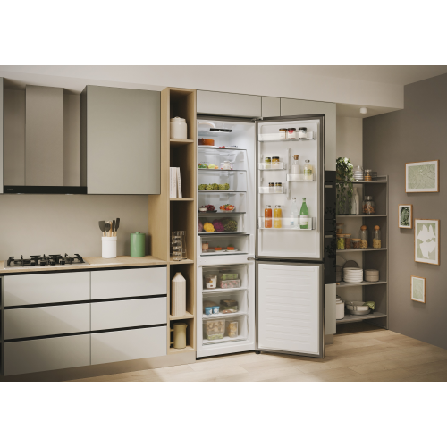 COMBINATO 409 LT INOX NOFROST E 200X59,5 CANDY