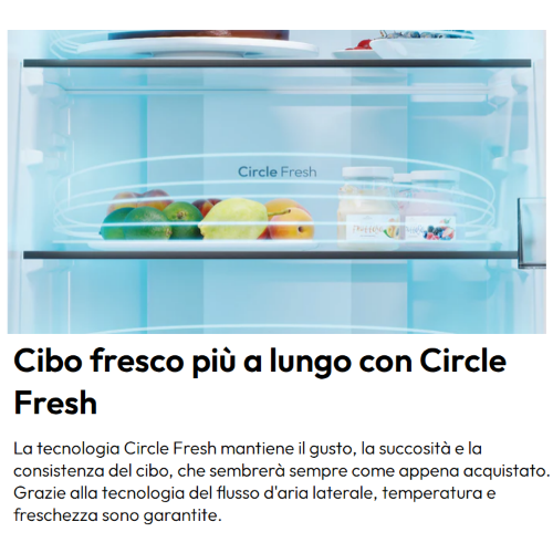 COMBINATO 409 LT INOX NOFROST E 200X59,5 CANDY