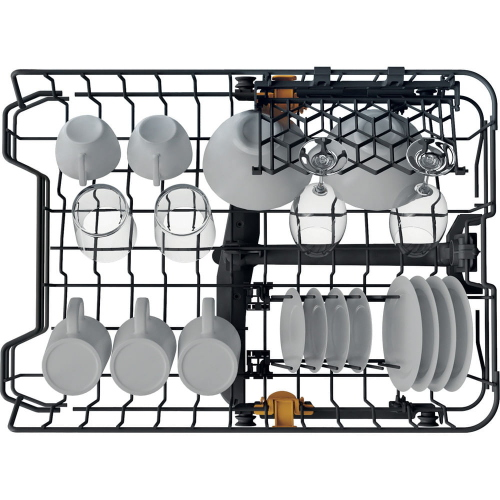LAVASTOVIGLIE 45 CM 11 COP. INOX C 9 PR INOX 3°CESTO TOP RIM. WHIRLPOOL