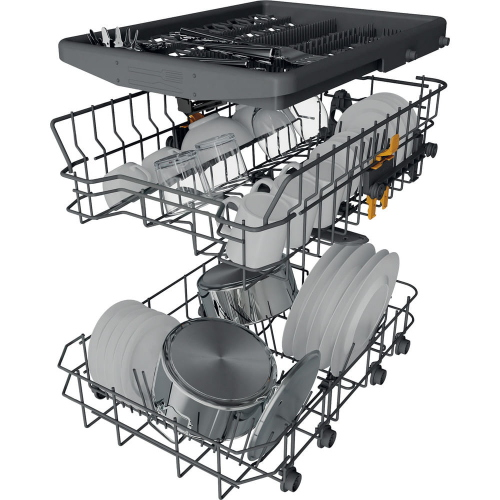 LAVASTOVIGLIE 45 CM 11 COP. INOX C 9 PR INOX 3°CESTO TOP RIM. WHIRLPOOL