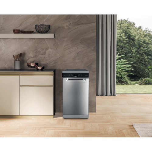 LAVASTOVIGLIE 45 CM 11 COP. INOX C 9 PR INOX 3°CESTO TOP RIM. WHIRLPOOL