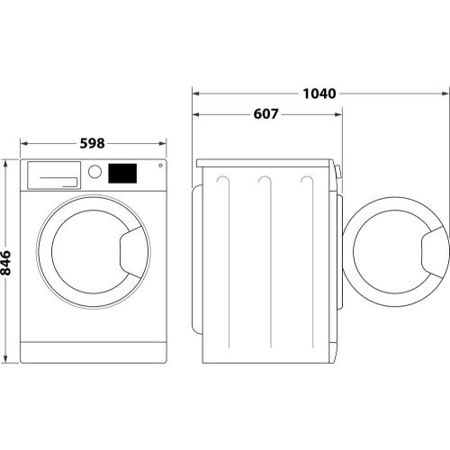 ASCIUGATRICE 10 KG D POMPA DI CALORE INDESIT 