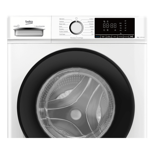 LAVATRICE 8 KG 1200 GR A INVERTER VAPORE BEKO