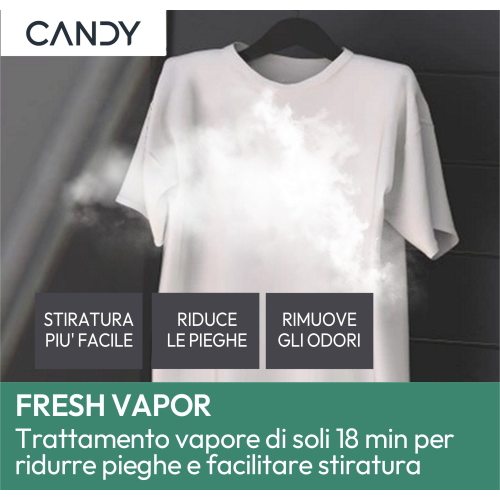 LAVATRICE 9 KG 1400 GR A-20% INV VAP ProWash550 CANDY