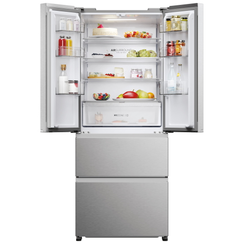 FRIFORIFERO FRENCH DOOR 402 LT INOX NO FROST INVERTER E HAIER