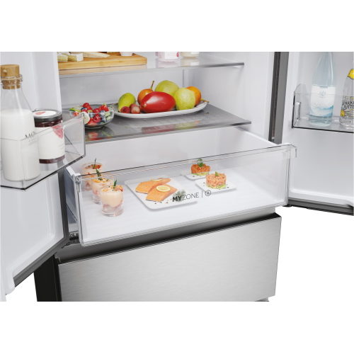 FRIFORIFERO FRENCH DOOR 402 LT INOX NO FROST INVERTER E HAIER