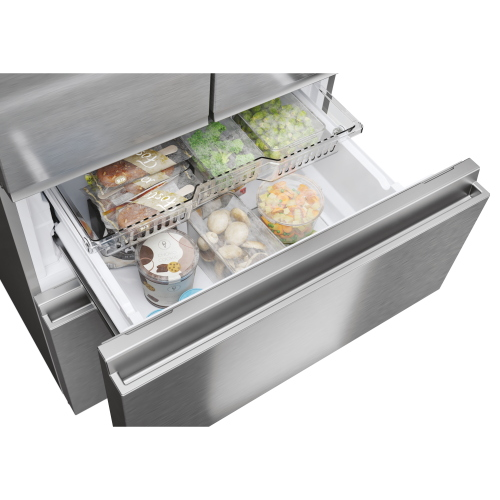 FRIFORIFERO FRENCH DOOR 402 LT INOX NO FROST INVERTER E HAIER