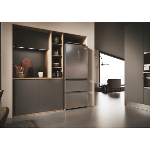 FRIFORIFERO FRENCH DOOR 402 LT INOX NO FROST INVERTER E HAIER