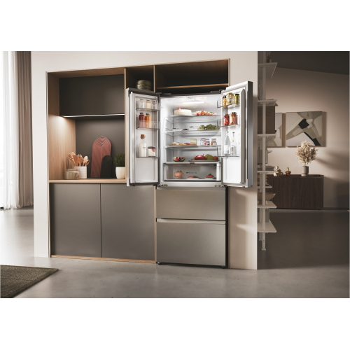 FRIFORIFERO FRENCH DOOR 402 LT INOX NO FROST INVERTER E HAIER