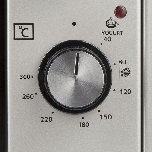 FORNO ELETTRICO VENTILATO 58 LT LUCE SMALTATO 300° GIRAR. ROSTO'58