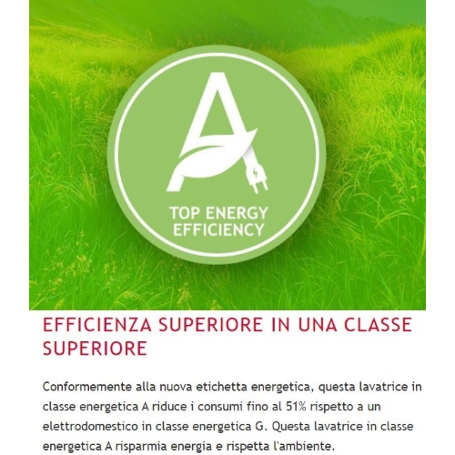 LAVATRICE 10 KG 1400 GR A INVERTER VAPORE WI-FI BT SMART HOOVER HWE410AMBS/1-S